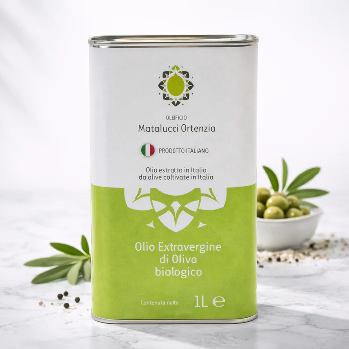 Olio Extravergine di Oliva Latta 1l Bio